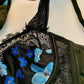 FLORAL NET BRA SET