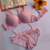 FANCY FLORAL GUL BRA SET