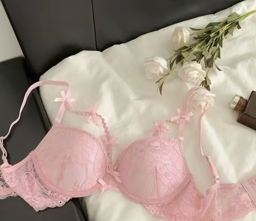 FANCY FLORAL GUL BRA SET