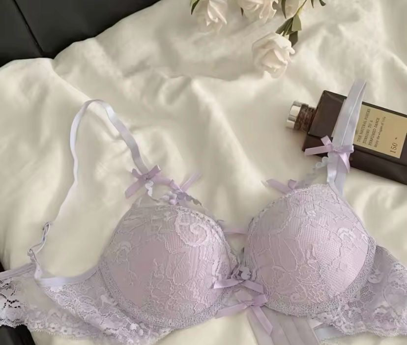 FANCY FLORAL GUL BRA SET