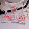 TURKISH FLOWER SOFT NET BRA SET