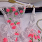 TURKISH FLOWER SOFT NET BRA SET