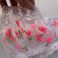TURKISH FLOWER SOFT NET BRA SET
