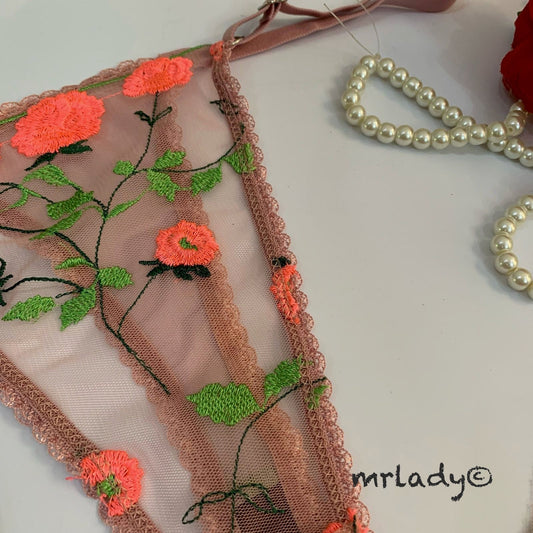TURKISH PETAL SOFT NET BRA SET