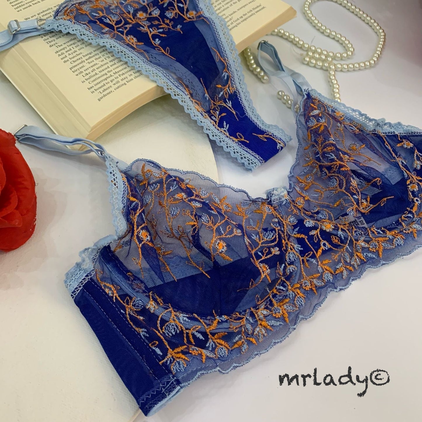 TURKISH ROYAL SOFT NET BRA SET