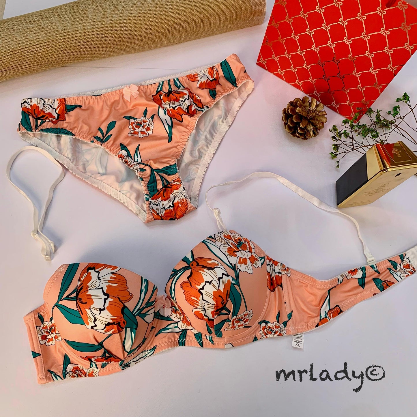 SPRING THIN PAD BRA SET