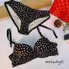 MINI HEARTS THIN PAD BRA SET
