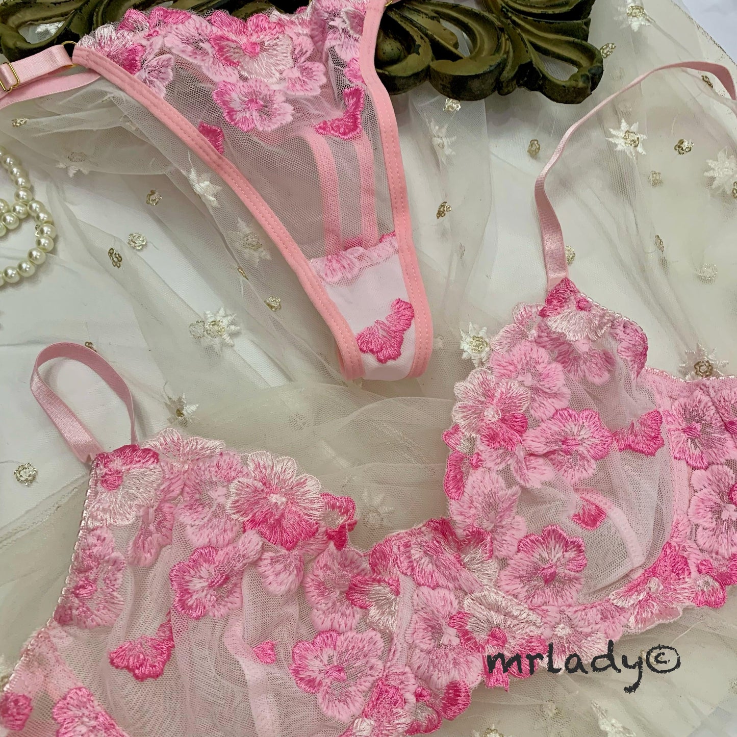 PETAL SOFT NET BRA SET V1