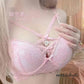 FRONT CROSS STRING BRA SET