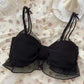 FRONT KNOT FANCY TISSUE BRA SET