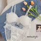 FRONT KNOT FANCY TISSUE BRA SET