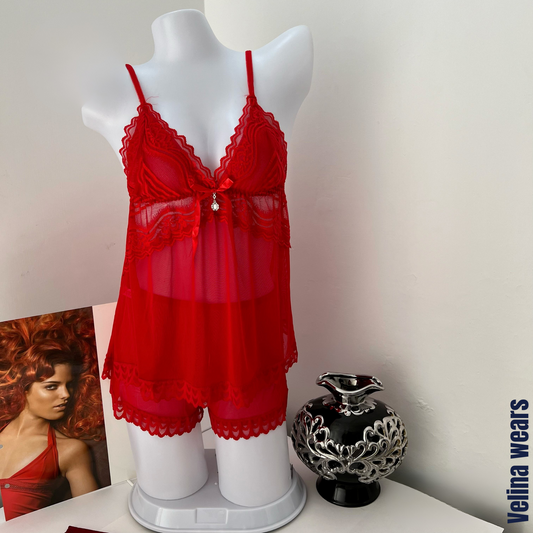 SOFT NET GOWN NIGHTY
