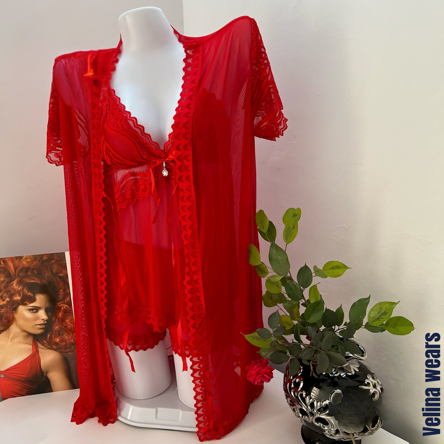SOFT NET GOWN NIGHTY