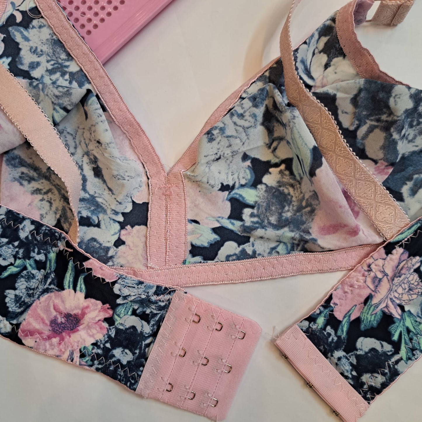 LIGHT THIN PRINTED FABRIC BRA