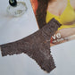 BRIDAL NET THONG LACE PANTY