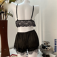 3 PCS - FRILL SHORTS NIGHTY