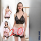 3 PCS - FRILL SHORTS NIGHTY