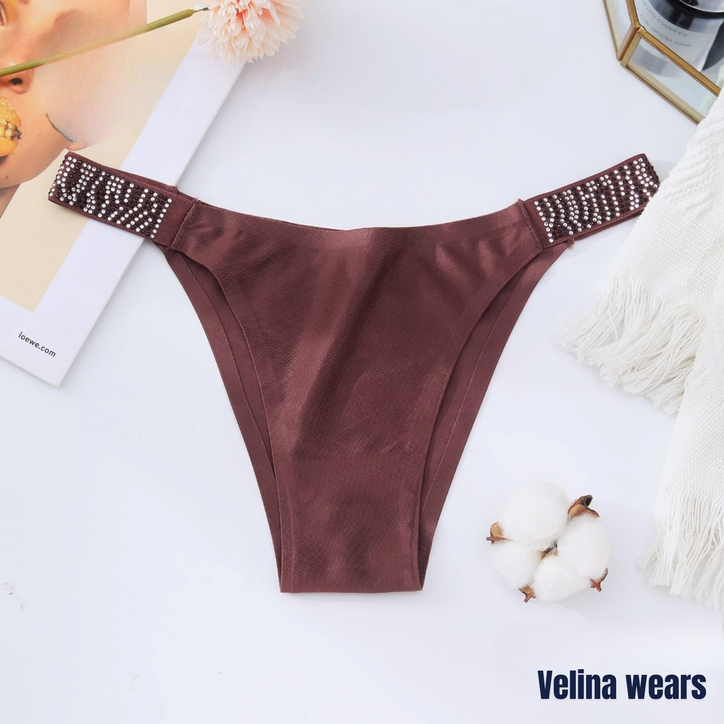 PREMIUM SIDE TREE STONES PANTY